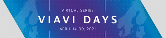 Velkommen til VIAVI Virtual Days 2021